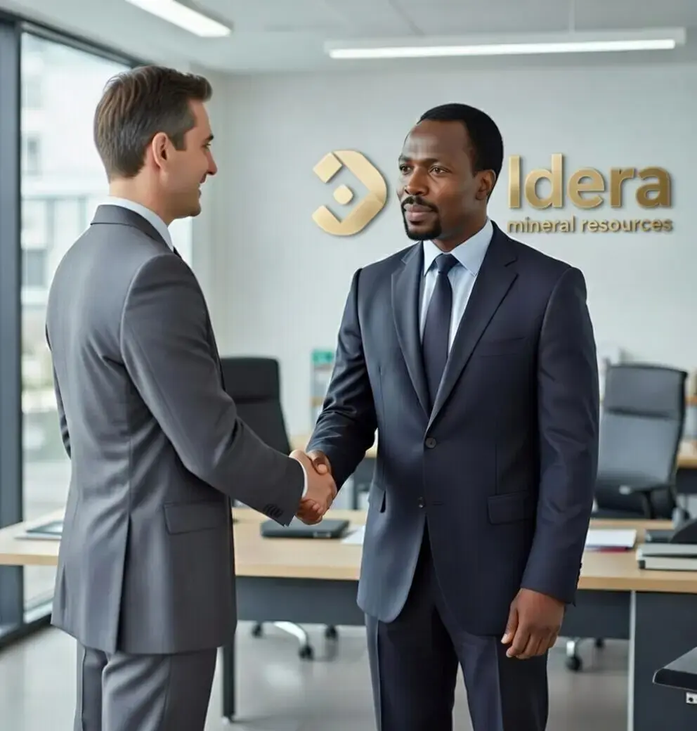 Business partnership handshake